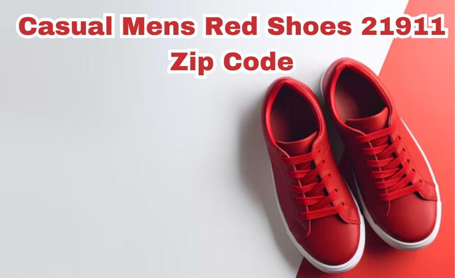 casual mens red shoes 21911 zip code