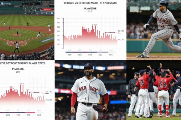 red sox vs detroit tigers match player stats​